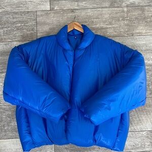 Men's Blue Puffer Jacket